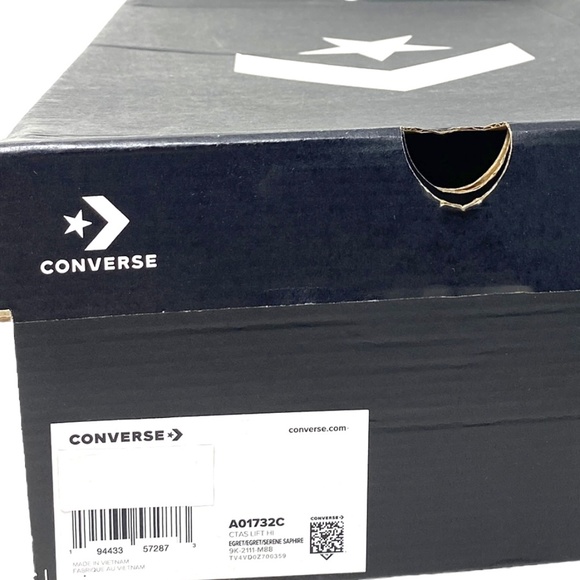 Converse Ctas Lift Platform High Shoe Skate Canvas Women Casual Sneakers A01732C - Picture 11 of 12